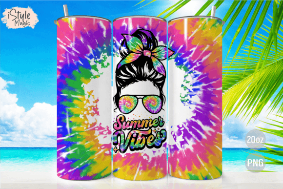 Download Summer Vibes 20oz Tumbler Wrap PNG - Premium Bundle